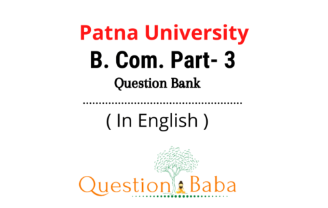Patna University B. Com. Part- 3