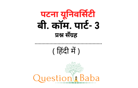Patna University B. Com. Part- 3 hindi